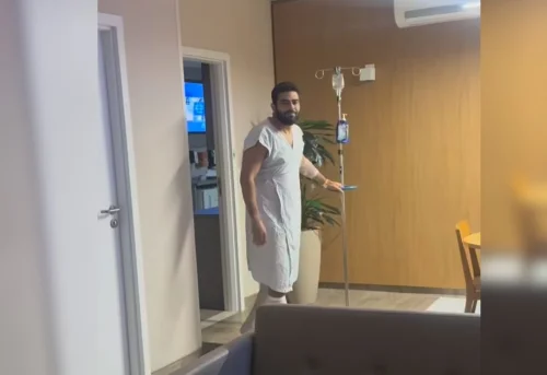 Sertanejo Henrique passa por cirurgia de emergência após sentir dor em show