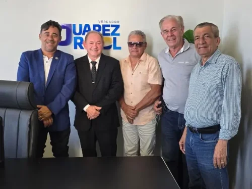 Vereador Juarez Rigol recebe conselheiros do CRECI e reafirma compromisso com setor