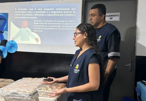 Ex-detento que cursa medicina no Tocantins palestra para presos sobre saúde do homem
