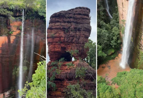 Cânion Encantado no TO atrai turistas com trilhas, cachoeiras e mirantes em área de 800 hectares