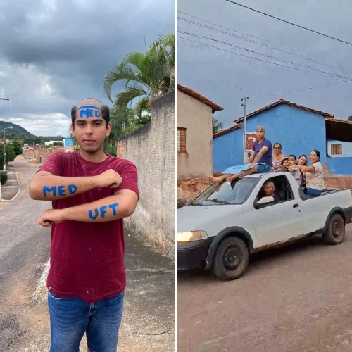 Jovem que trabalhava na roça celebra primeira semana no curso de medicina na UFT