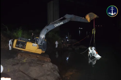 Veículos do desabamento da Ponte JK podem estar soterrados no Rio Tocantins
