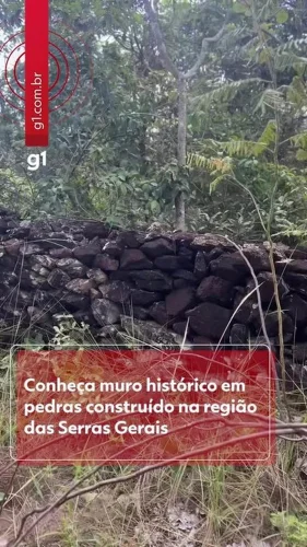 Muro de pedras centenário construído por escravizados é patrimônio no Tocantins