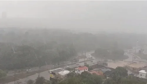 Palmas tem alerta de tempestade e calor de 35°C neste domingo de eleição