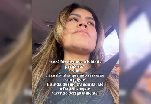 Influenciadora suspeita de movimentar R$ 20 mi ironizou dívidas em post