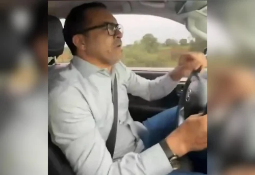 Governador do TO comete infração gravíssima ao ultrapassar em local proibido durante gravação oficial